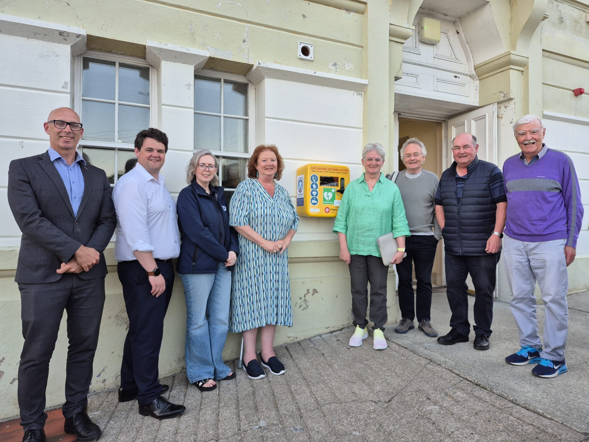 We’re proud to announce that the latest defibrillator funded through our Community Fund has been installed at St. Eugene's Hall - Moville