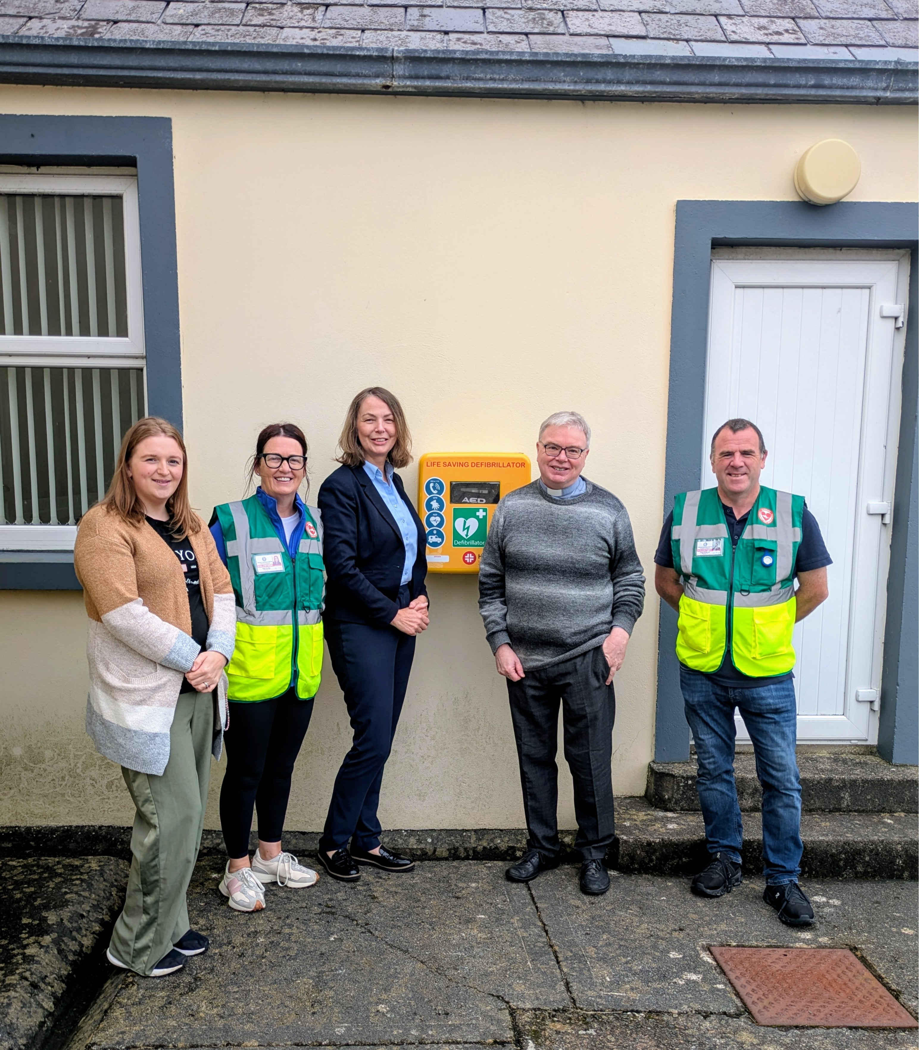 Lastest Defibrillator installed at Urris Chapel
