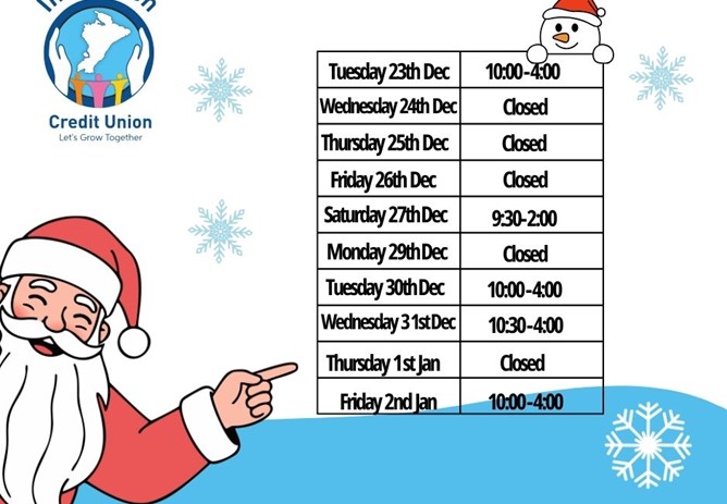 Christmas Opening Hours