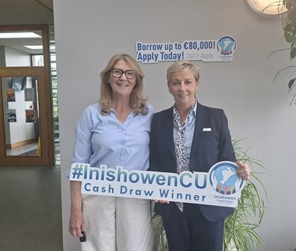 Members draw winner Josephine O Kane