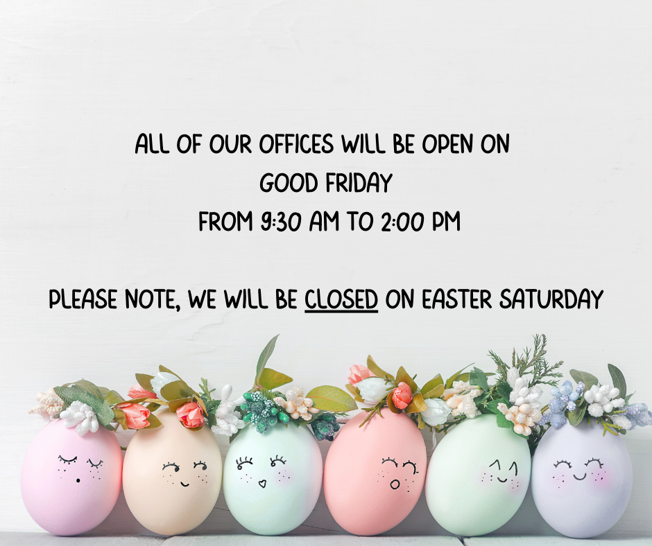 Easter Opening Hours