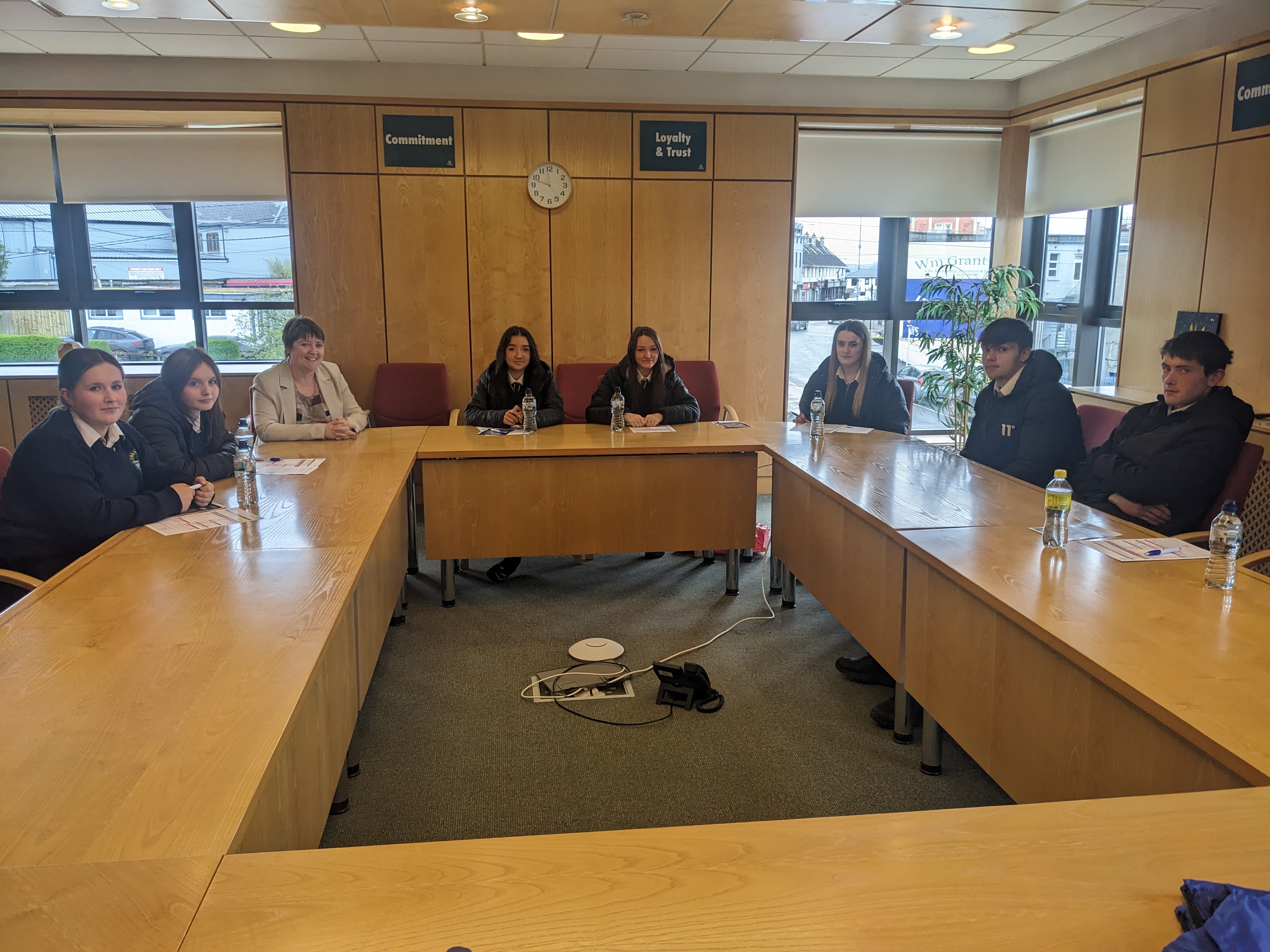 Crana College students