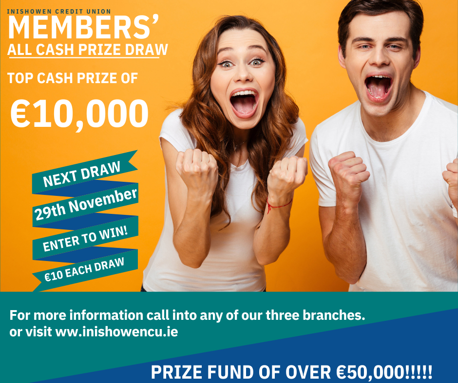 Next Members Draw – 29th November