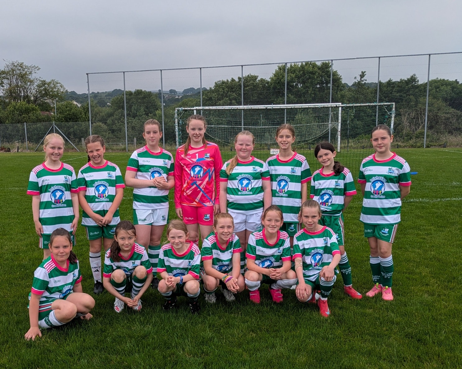 Kits Sponsorship winners Moville Celtic Under 11 Girls