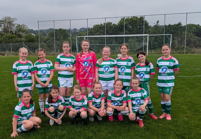 Kits Sponsorship winners Moville Celtic Under 11 Girls