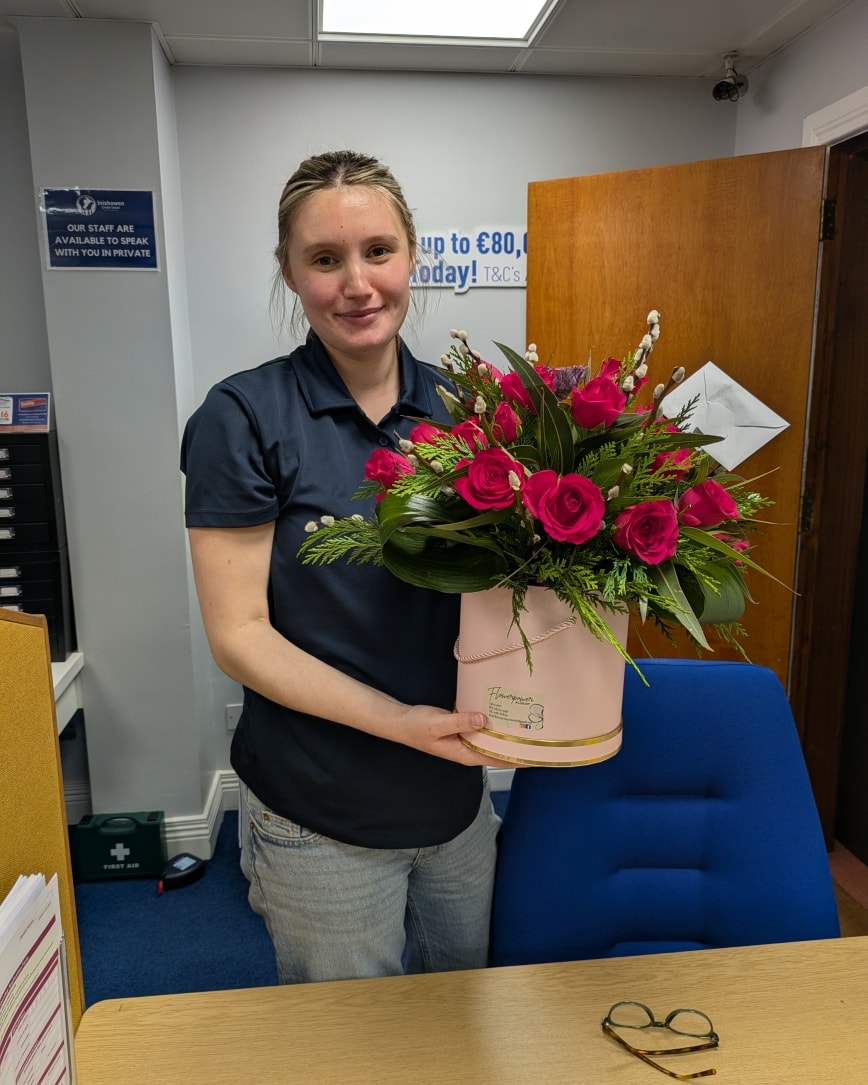 Wishing our staff member Ria the best of luck as she wraps up her last day before maternity leave