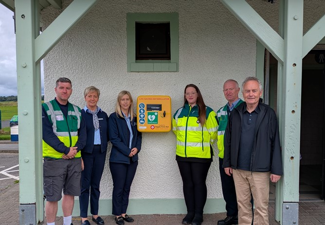 New Community Defibrillator Installed in Buncrana